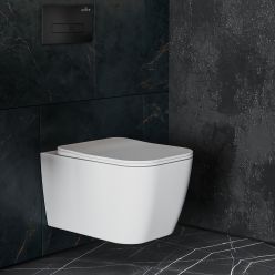 Комплект инсталляции Roxen StounFix Slim 579341 клавиша черный матовый