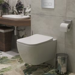 Комплект инсталляции Roxen StounFix Slim 592045 клавиша хром глянцевый