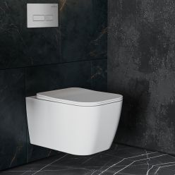 Комплект инсталляции Roxen StounFix Slim 592045 клавиша хром глянцевый