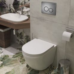 Комплект инсталляции Roxen StounFix Slim 625385 клавиша оружейная сталь