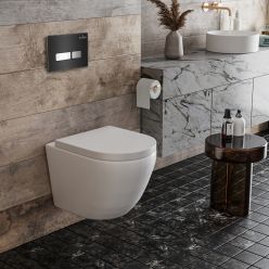 Комплект инсталляции Roxen StounFix Slim 643669 клавиша черная