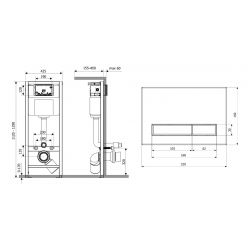 Система инсталляции для подвесного унитаза 5 в 1 Lavinia Boho Relfix 77020067