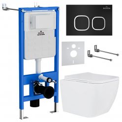 Комплект инсталляции с унитазом Roxen StounFix Slim 543879