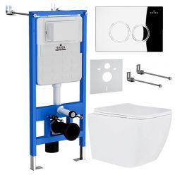 Комплект инсталляции с унитазом Roxen StounFix Slim 513314