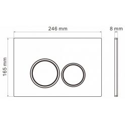 Комплект инсталляции с унитазом Roxen StounFix Slim 501057