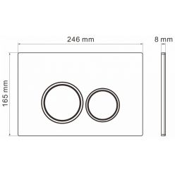 Комплект инсталляции с унитазом Roxen StounFix Slim 506406
