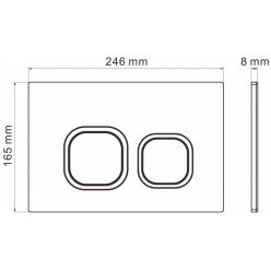 Комплект инсталляции с унитазом Roxen StounFix Slim 550013