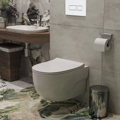 Комплект инсталляции Roxen с унитазом StounFix Slim 576390 клавиша белый глянцевый