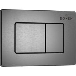 Комплект инсталляции Roxen с унитазом StounFix Slim 621774 клавиша оружейная сталь