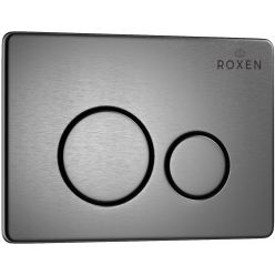 Комплект инсталляции Roxen с унитазом StounFix Slim 627320 клавиша оружейная сталь