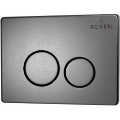 Комплект инсталляции Roxen с унитазом StounFix Slim 625840 клавиша оружейная сталь