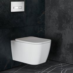 Комплект инсталляции Roxen с унитазом StounFix Slim 634687 белый