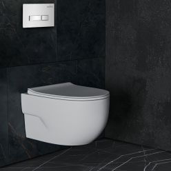 Комплект инсталляции Roxen с унитазом StounFix Slim 636623 белый