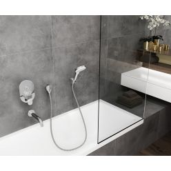 Hansgrohe Vernis Blend Излив на ванну черный матовый 71420670