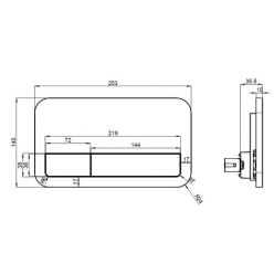 Кнопка смыва Villeroy&Boch ViConnect, 92249061