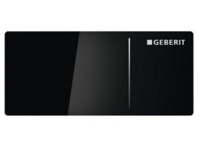 Дистанционная смывная клавиша Geberit Sigma Type70 115.630.SJ.1, стекло черн./алюм.