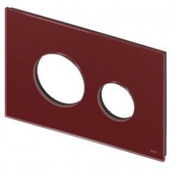Лицевая панель TECEloop modular 9240679, стекло рубиновое