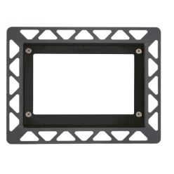 Монтажная рамка для стеклянных панелей TECE 9240647, черная