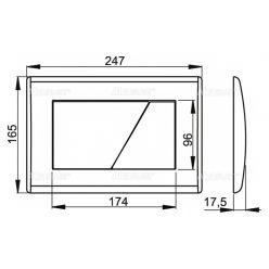 Кнопка смыва AlcaPlast M170 белый