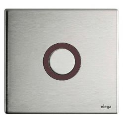Кнопка смыва Viega Visign for More 100 611026, от сети, нержавеющая сталь