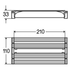 Соеденительный элемент Viega Advantix Vario 210 x 110 mm [708917]