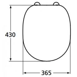 Крышка-сиденье Ideal Standard Connect E712701 с микролифтом, петли хром