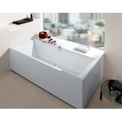 Ванна квариловая Villeroy&Boch Squaro Edge 12 170x75 UBQ170SQE2DV-01 с ножками, слив-перелив, белая