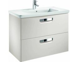 Тумба с умывальником Roca The Gap 60 ZRU9302734 + 327472000 белый матовый