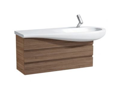 Шкафчик под умывальник Laufen Alessi One 424500 100x32x49, 2 ящика, белый