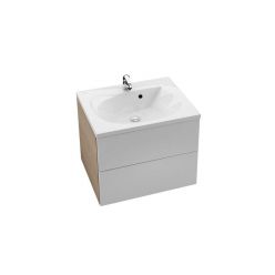 Тумба под умывальник Ravak SD 760 ROSA II каппучино/белая, X000001295