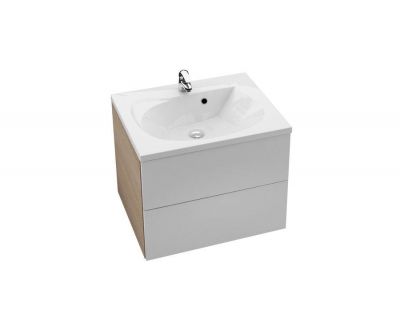 Тумба под умывальник Ravak SD 760 ROSA II каппучино/белая, X000001295