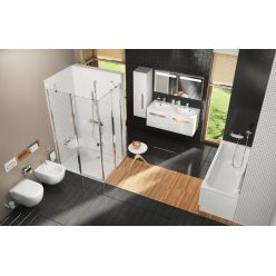 Шкаф-пенал Ravak SB 350 Chrome 35x37x120 L, каппучино/белый