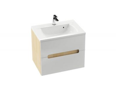 Тумба под умывальник Ravak SD 600 CLASSIC II 60х49х60, каппучино/белая