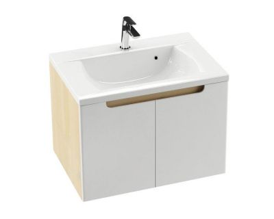 Тумба под умывальник Ravak SDD Classic 60x49x47, береза/белый