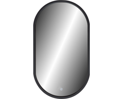 Зеркало Континент Prime Black LED 450x800