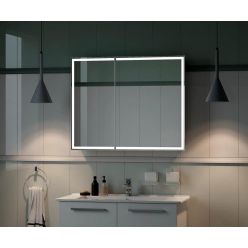 Шкаф с зеркалом Континент Allure LED 100x80