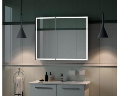 Шкаф с зеркалом Континент Allure LED 100x80