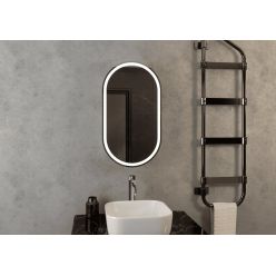 Шкаф с зеркалом Континент Elmage White LED 45x80