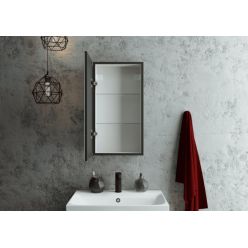 Шкаф с зеркалом Континент Mirror Box LED 60х80