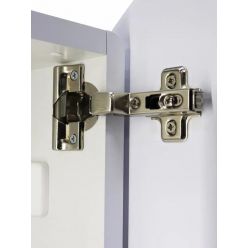 Шкаф с зеркалом Континент Torneo LED d60 белый