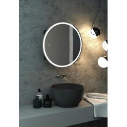 Шкаф с зеркалом Континент Torneo LED d60 черный