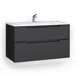 Тумба Jorno Slide 105 подвесная антрацит