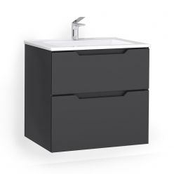 Тумба Jorno Slide 65 подвесная антрацит