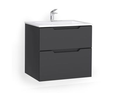 Тумба Jorno Slide 65 подвесная антрацит