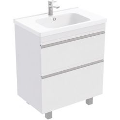 Тумба напольная Laparet Venus 70 под умывальник Creavit Ideal 70 белый глянец