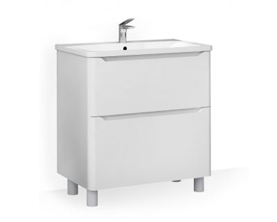 Тумба Raval Fly 80 напольная белая