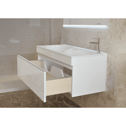 Тумба Raval Hotte 100 подвесная белая