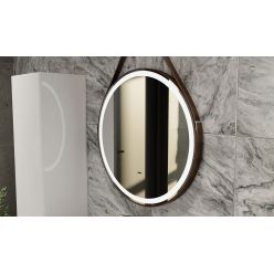 Зеркало Jorno Wood 60 с подсветкой и бесконтактным включателем