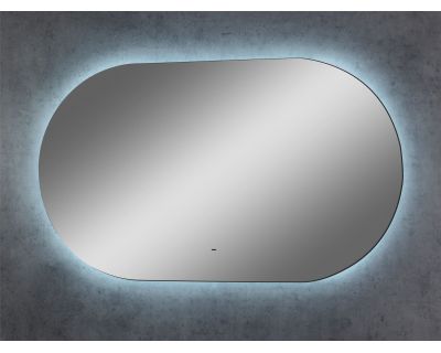 Зеркало Континент Fleur LED 1000х600 ореольная теплая подсветка и Б/К сенсор