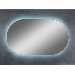 Зеркало Континент Fleur LED 1000х600 ореольная теплая подсветка и Б/К сенсор